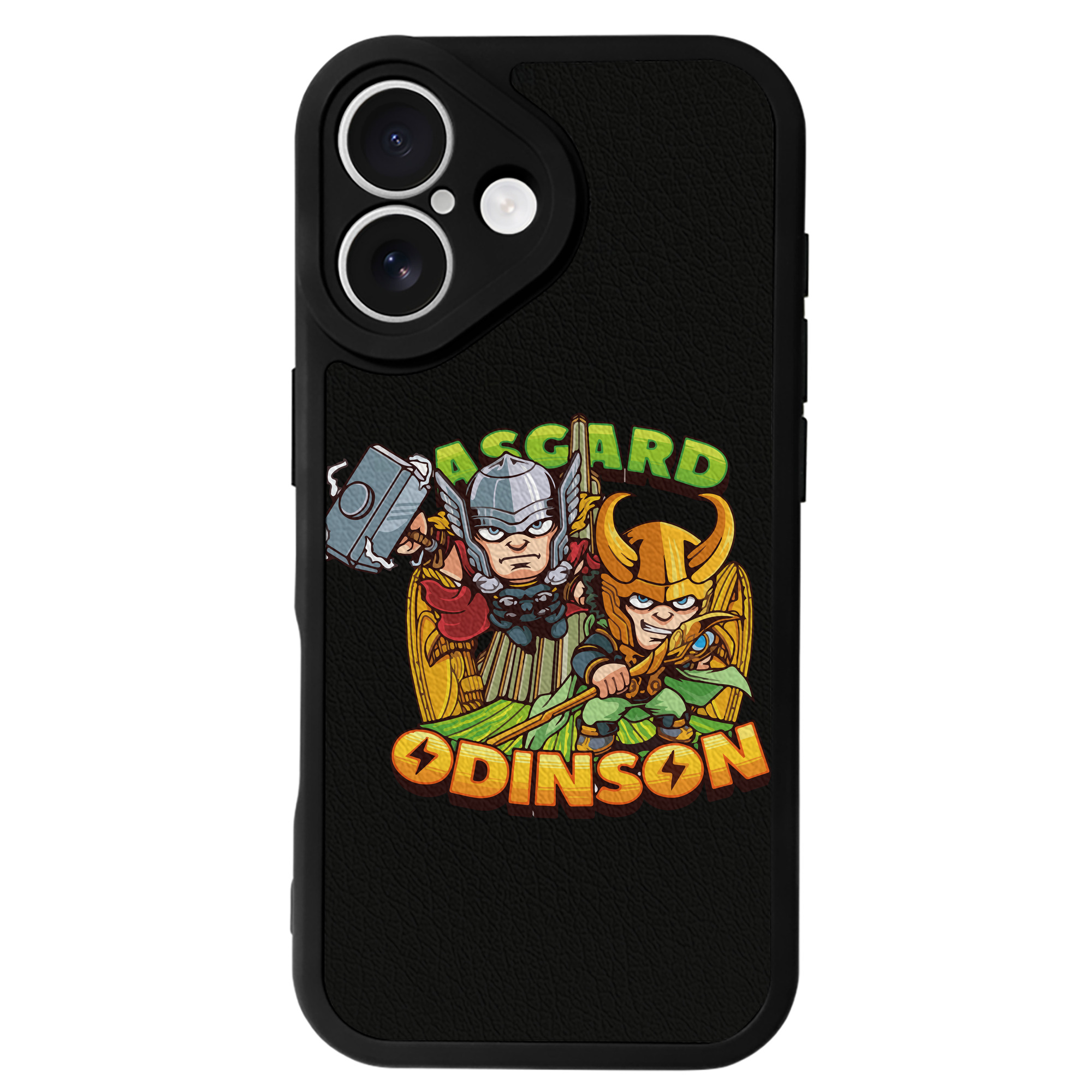 （画像用） アベンジャーズ The Avengers 【iPhone 16シリーズ対応】シリコンスマホケース（レザー調） 材質：シリコン